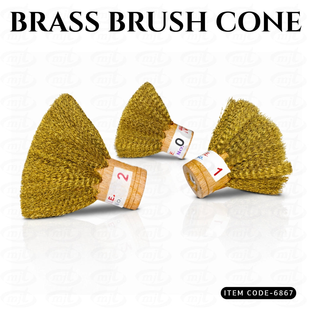 BRASS BRUSH CONE