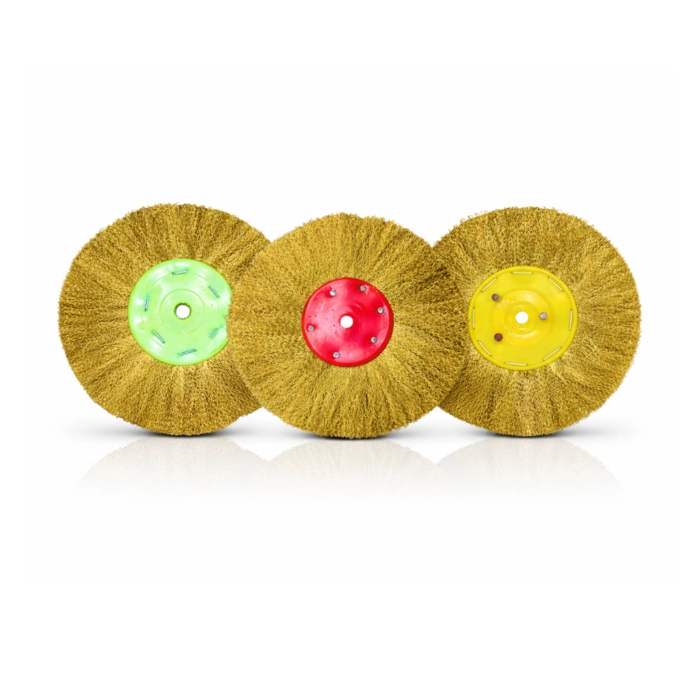 BRASS WHEEL PLASTIC HUB