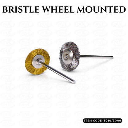 BRISTLE WHEEL MOUNTED