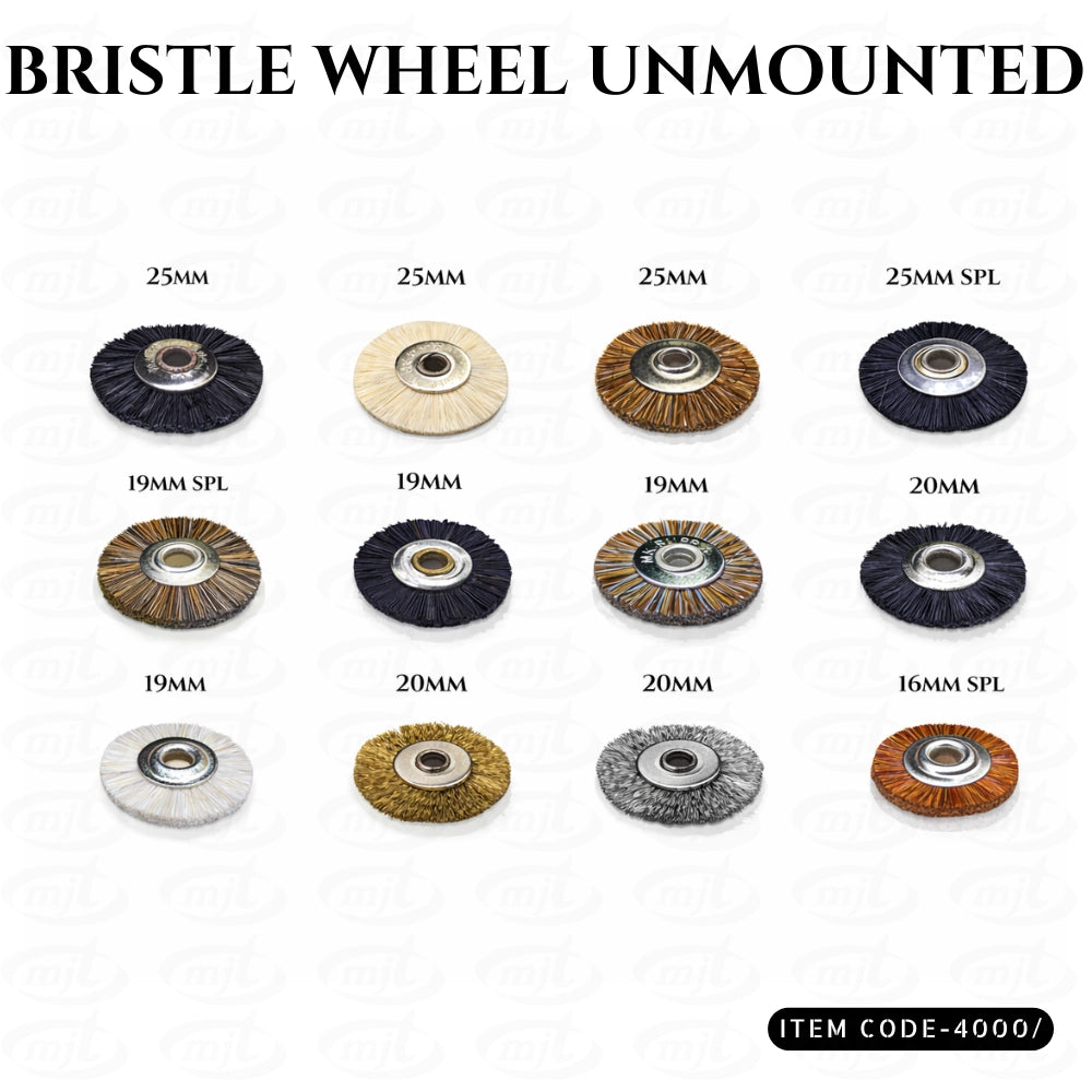 BRISTLE WHEEL UNMOUNTED