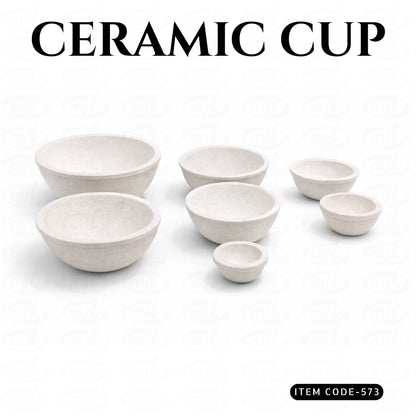 CERAMIC CUP AND STAND