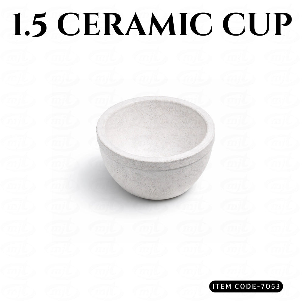 CERAMIC CUP AND STAND