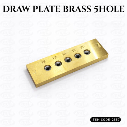 DRAW PLATE BRASS