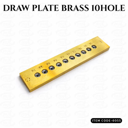 DRAW PLATE BRASS