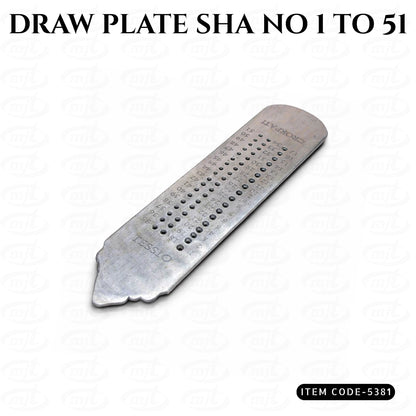 DRAW PLATE WIRE