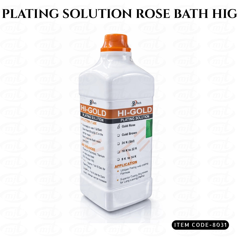 PLATING SOLUTIONS BATH
