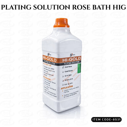 PLATING SOLUTIONS BATH